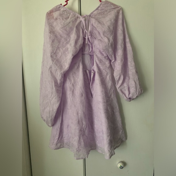 Worn once. Lilac sundress. - Picture 2 of 3